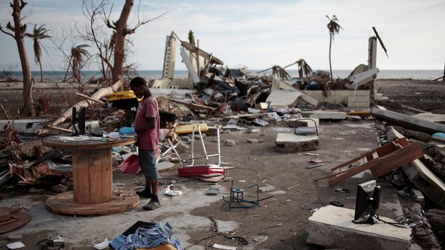 Un mois après le passage de l'ouragan Matthew en Haïti, les stigmates de la catastrophe restent impressionnants. [Reuters - Andres Martinez Casares]