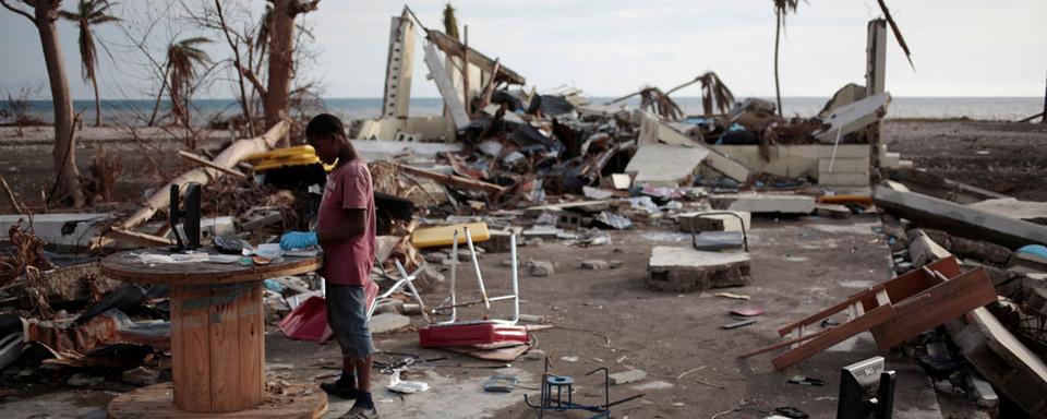 Un mois après le passage de l'ouragan Matthew en Haïti, les stigmates de la catastrophe restent impressionnants. [Reuters - Andres Martinez Casares]