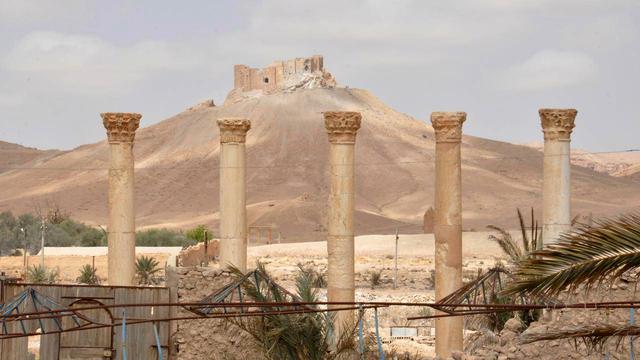 Les images de la citadelle de Palmyre libérée, fournies par l'Agence arabe syrienne (SANA). [SANA, Handout via Reuters]