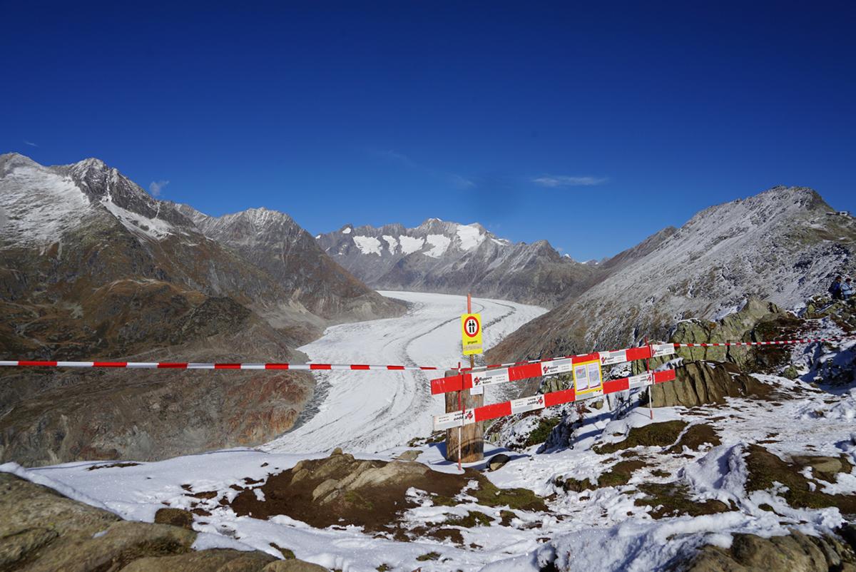 La zone est strictement interdite aux randonneurs. [Etat du Valais/Service des forêts et du paysage]