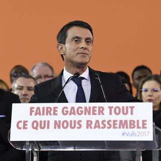 Manuel Valls s'est porté candidat à la présidentielle française de 2017. [afp - Bertrand Guay]