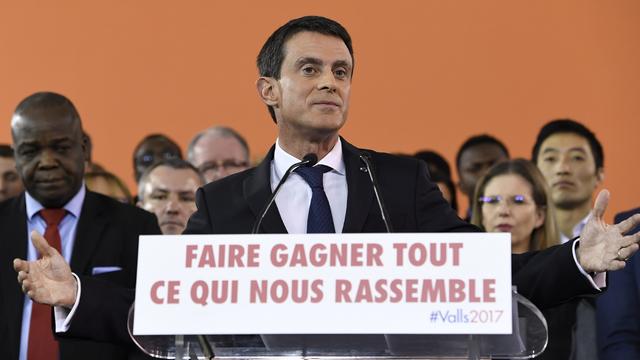 Manuel Valls s'est porté candidat à la présidentielle française de 2017. [afp - Bertrand Guay]