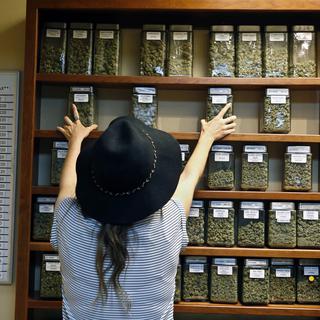 Un dispensaire de cannabis médical et récréatif à Boulder, dans le Colorado. [Brennan Linsley)]