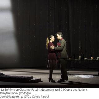 Grand Théâtre Genève, "La Bohème" de Giacomo Puccini, décembre 2016. [GTG - Carole Parodi]