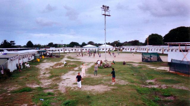 Le camp de réfugiés sur l'île de Nauru (image d'archives). [Keystone - EPA]