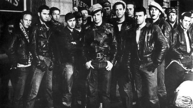 Une scène de "The Wild One" (1953) avec Marlon Brando. [AFP - Kobal / The Picture Desk]