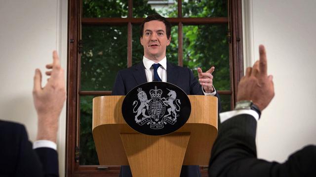 Le ministre britannique des Finances, George Osborne, s'exprime pour la première fois à la télévision depuis le vote du Brexit. [AP/Keystone - Stefan Rousseau]