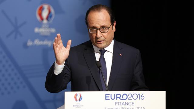 L'Euro foot sera un véritable test pour François Hollande. [AFP - Thomas Samson]