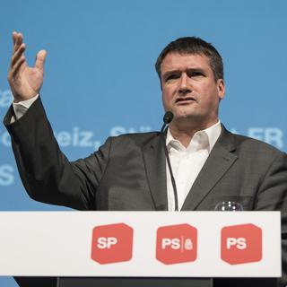 Christian Levrat, président du Parti socialiste suisse. [Keystone - Peter Schneider]