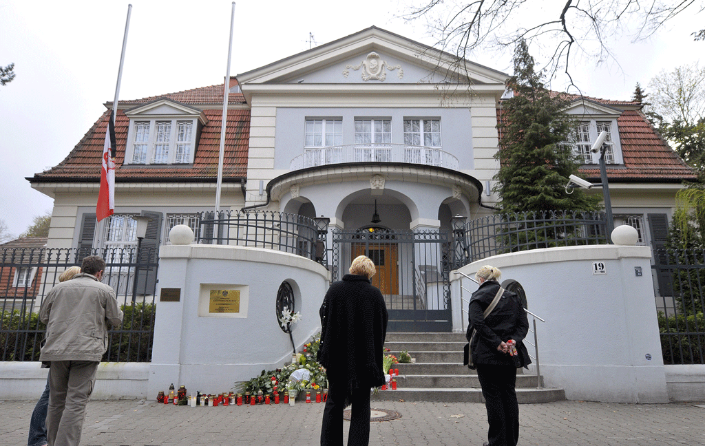 L'ambassade de Pologne à Berlin [AFP - Timur Emek]