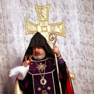 Le chef de l'Eglise arménienne de Turquie Aram Atesyan. [EPA/Keystone - Kerem Yucel]