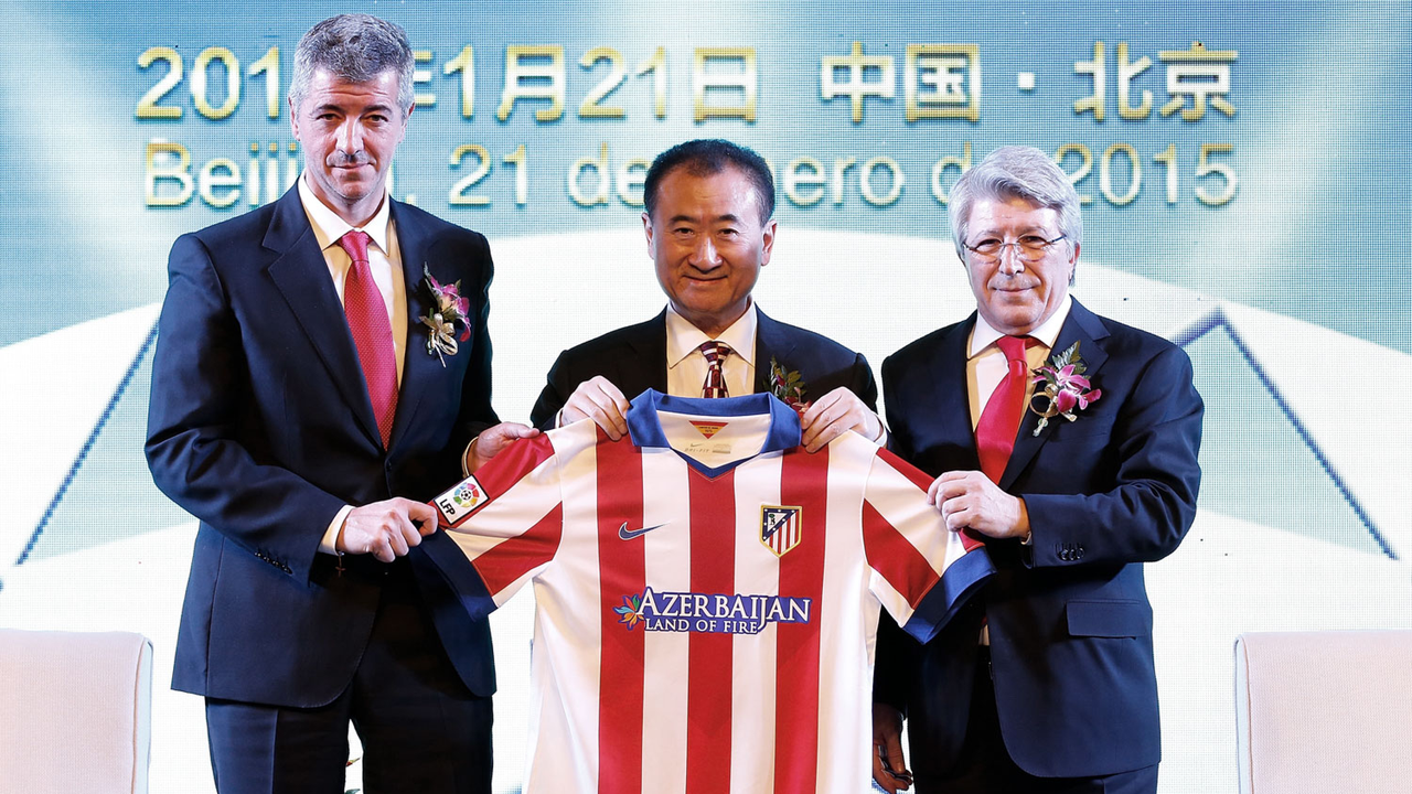Le groupe chinois Wanda est entré en 2015 dans le capital de l'Atletico Madrid. [Xinhua/AFP - Wang Lili]