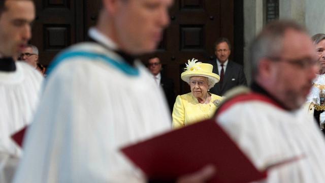 Le service s'est déroulé dans la fastueuse cathédrale Saint-Paul. [Keystone - Stefan Rousseau/Pool Photo via AP]