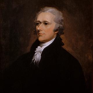 Portrait par John Trumbull d'Alexander Hamilton (1806). [Wikipédia]