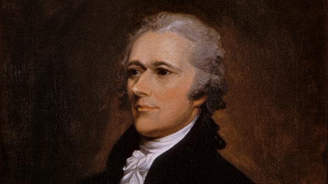 Portrait par John Trumbull d'Alexander Hamilton (1806). [Wikipédia]