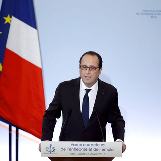 Les propositions de François Hollande pour l'emploi étaient très attendues. [EPA/Keystone - Yoan Valat]
