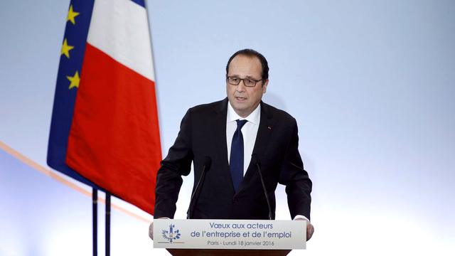Les propositions de François Hollande pour l'emploi étaient très attendues. [EPA/Keystone - Yoan Valat]