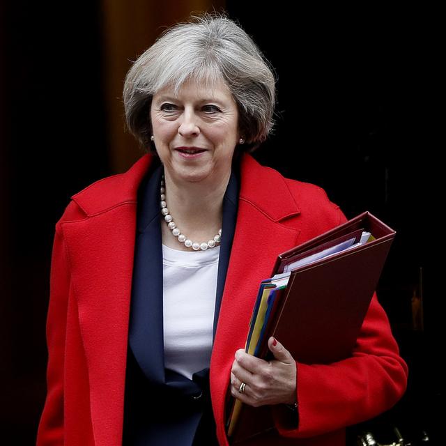 La Première ministre britannique Theresa May. [AP/Keystone - Kirsty Wigglesworth]