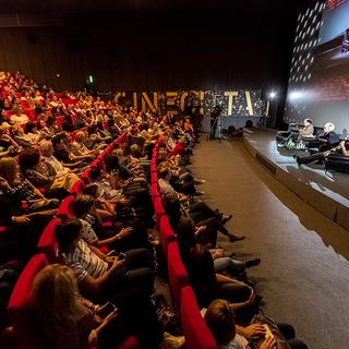 Le Festival du film français d'Helvétie à Bienne lors de sa 11e édition en 2015. [FFFH - Guillaume Perret]