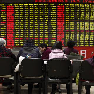 Peu convaincus par les discours des dirigeants chinois au G20, les investisseurs s'interrogent sur les perspectives des marchés financiers en Chine. [Chinatopix via AP]