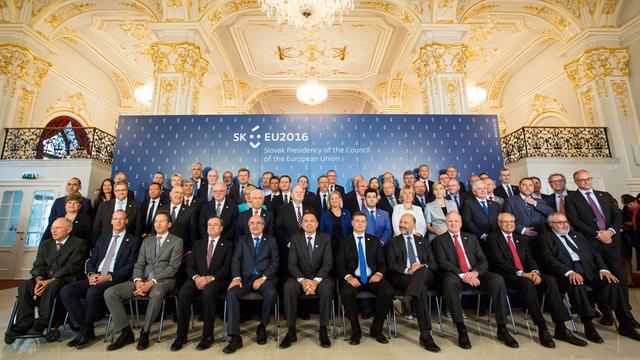 Un sommet informel de l'UE se tient à Bratislava. [AFP - Vladimir Simicek]