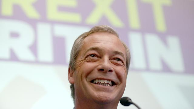 Nigel Farage a annoncé son départ de la tête de l'Ukip à Londres le 4 juillet. [Reuters - Neil Hall]