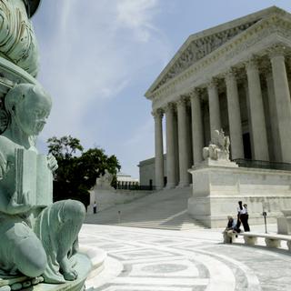 La cour suprême des Etats-Unis, à Washington. [Gary Cameron]