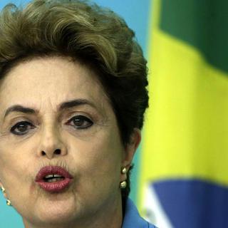 Dilma Rousseff ne s'avoue pas vaincue. [EPA/Keystone - Fernando Bizerra Jr.]