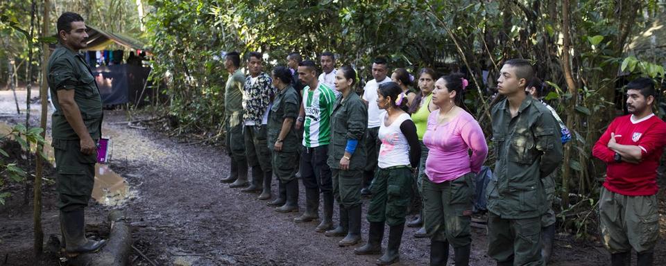 Des rebelles des FARC au sud de la Colombie. [AP Photo - Ricardo Mazalan]