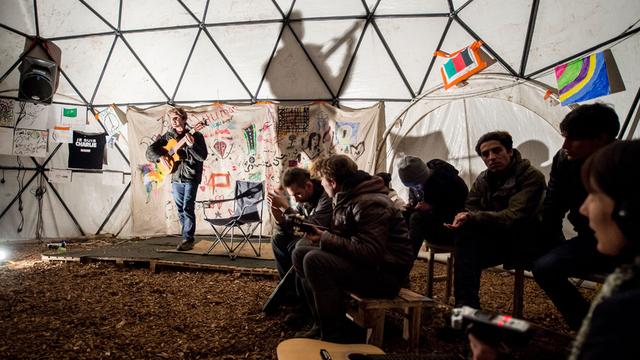 Musiciens Calais. [AFP - Philippe Huguen]