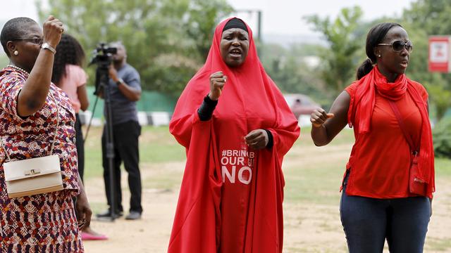 Des manifestations ont lieu toute la semaine au Nigeria. [Afolabi Sotunde]