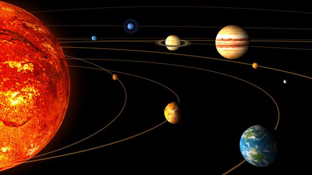 Des chercheurs pensent qu'une neuvième planète pourrait compléter notre système solaire. [AP Photo/ESA]