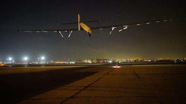 Solar Impulse 2 a quitté Le Caire vers 1h. du matin dans la nuit de samedi à dimanche. [Jean Revillard]