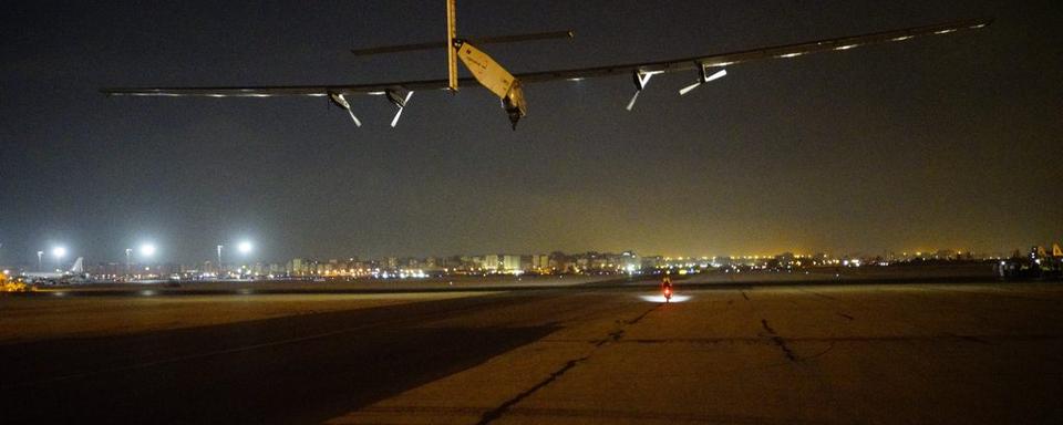 Solar Impulse 2 a quitté Le Caire vers 1h. du matin dans la nuit de samedi à dimanche. [Jean Revillard]