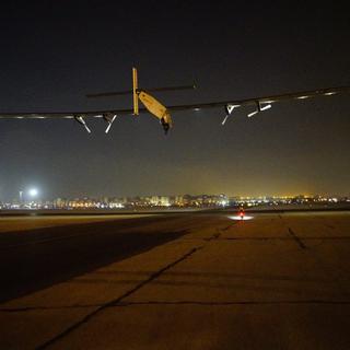 Solar Impulse 2 a quitté Le Caire vers 1h. du matin dans la nuit de samedi à dimanche. [Jean Revillard]