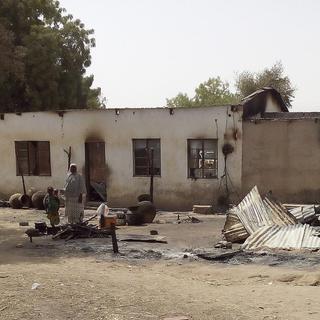 Un village de l'Etat du Borno après une attaque de Boko Haram. [EPA/STRINGER]