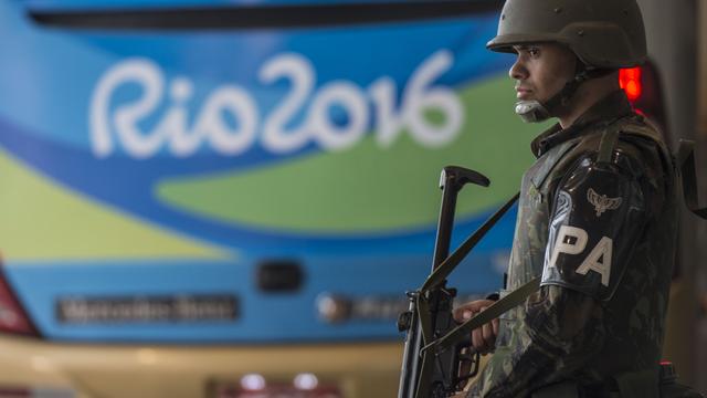 Sécurité, Rio, JO. [NurPhoto/AFP - Lui Siuwa]