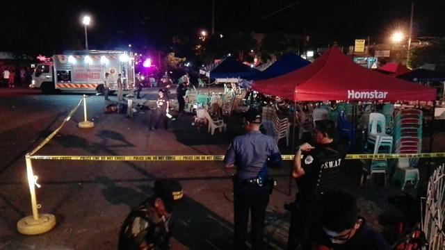 L'explosion a touché un marché de nuit de Davao. [Keystone - EPA/Cerilo Ebrano]