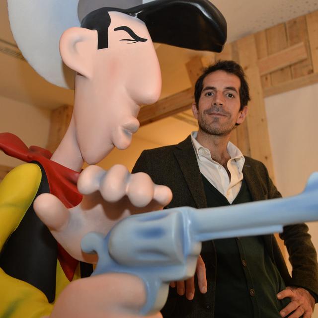 Julien Berjeaut, alias Jul, est l'auteur du nouvel épisode de Lucky Luke. [AFP - Georges Gobet]