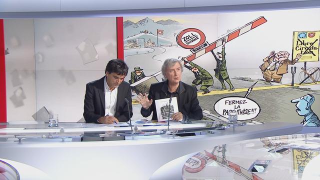 Chappatte et Plantu sur le plateau de Pardonnez-moi