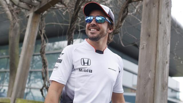 Alonso a retouvé le sourire à Shanghai. [Doego Azubel]