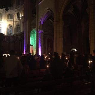 Messe des jeunes à l'église Saint Nizier, dans le centre de Lyon. [RTS - Jordan Davis]