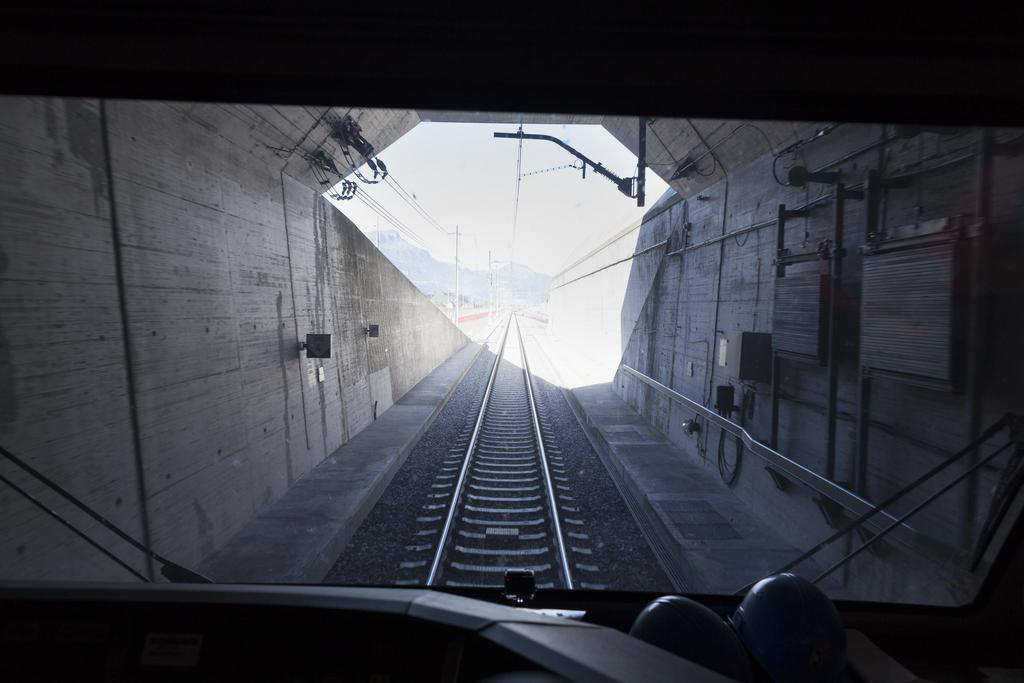 Le tunnel lors d'un test en octobre 2015. [Gaetan Bally - GAETAN BALLY]