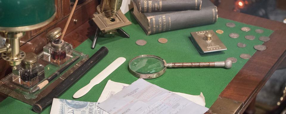 Le bureau de Sherlock Holmes. [Keystone - Urs Flueeler]