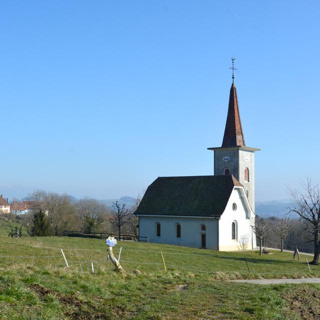 Ciel bleu à Orzens (VD). [Françoise Burdet]