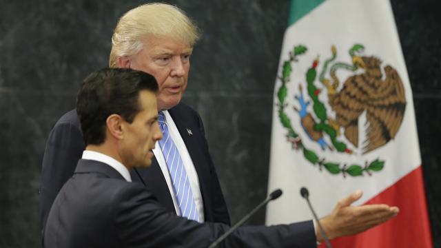 Donald Trump a répondu à l'invitation du président mexicain Enrique Pena Nieto. [Reuters - Henry Romero]