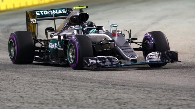 Nico Rosberg a été le plus rapide lors des qualifications du GP de Singapour. [Yong Teck Lim]