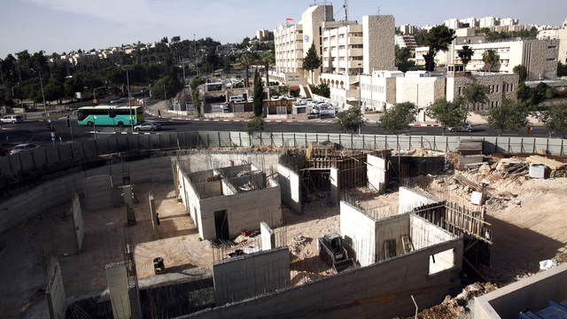 Image d'un bâtiment en construction à Jérusalem-Est. (photo d'illustration)