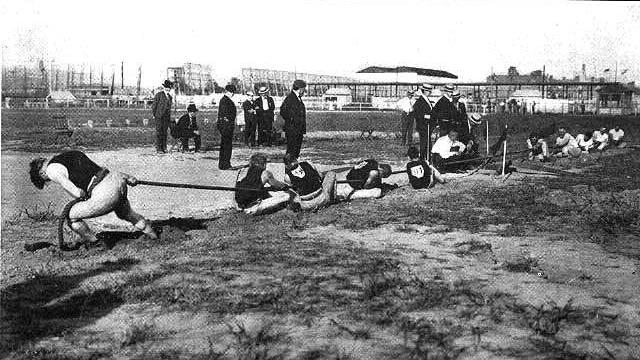 Epreuve lors des olympiades de 1904 à Saint-Louis [Wikipédia]