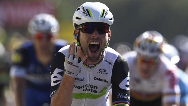 Le Britannique Mark Cavendish a remporté la 14e étape du Tour de France. [AFP - Lionel Bonaventure]